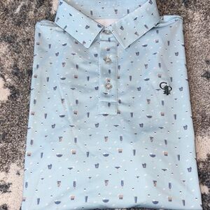 Straight Down Calusa Pines Men’s Golf Polo (small)